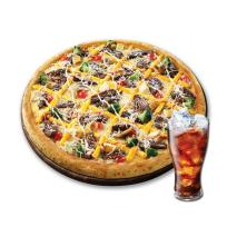 [피자헤븐] 피자헤븐 눈꽃치즈스테이크M+콜라500mL