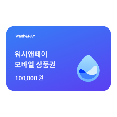 워시앤페이 10만원권