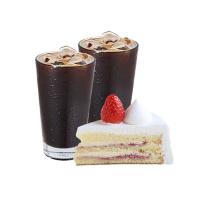 [한스케익] 한스케익 딸기생크림 조각+ICE아메리카노 2잔