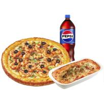 [미스터피자] 미스터피자 쉬림프골드M+오븐스파게티+콜라1.25L