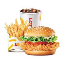 [롯데리아] 롯데리아 핫크리스피치킨버거 세트