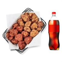 [교촌치킨] 교촌치킨 반반순살[간장+레드]+콜라1.25L
