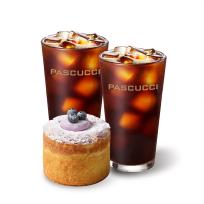 [파스쿠찌] 아메리카노(R) 2잔+블루베리 생크림 카스텔라