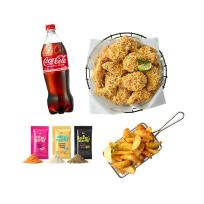 [BHC치킨] BHC 콰삭톡+웨지감자+콜라1.25L