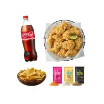 [BHC치킨] BHC 콰삭톡+뿌링클나쵸+콜라1.25L