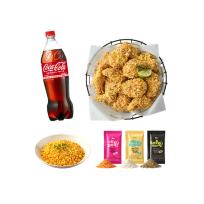 [BHC치킨] BHC 콰삭톡+뿌링클라이스+콜라1.25L