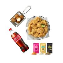 [BHC치킨] BHC 콰삭톡+치즈볼+콜라1.25L