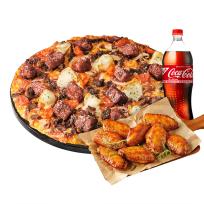 [도미노피자] 도미노피자 오리지널와와웨 스테이크(L)+웨스턴 핫 윙+콜라 1.25L