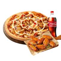 [도미노피자] 도미노피자 오리지널 포테이토(L) + 웨스턴 핫 윙+ 콜라 1.25L