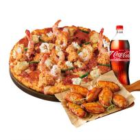 [도미노피자] 도미노피자 오리지널 랍스터 슈림프 (L)+웨스턴핫윙+콜라1.25L