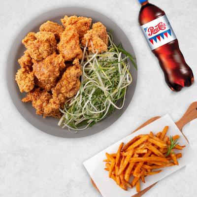 네네치킨 순살오리엔탈파닭치킨+콜라(1.25L)+감자