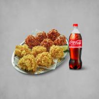 [BBQ] BBQ 황올반+BBQ양념반(순살)+콜라1.25L