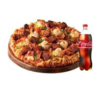 [도미노피자] 도미노피자 LA 치즈폴레 갈비 스테이크 (L) + 콜라 1.25L