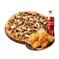 [도미노피자] 도미노피자 리얼불고기 (L) + 콘 크런치 치킨 + 콜라 1.25L