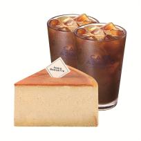 [파리바게뜨] 파리바게뜨 밥먹고 파바고! 촉촉한 클래식치즈 케이크(조각)+아이스 아메리카노 2잔