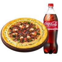 [피자헛] 피자헛 블랙 BBQ 스테이크 뇨끼 리치골드L + 콜라 1.25L