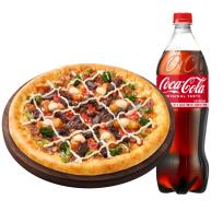 [피자헛] 피자헛 화이트 트러플 스테이크 뇨끼 치즈크러스트L + 콜라 1.25L
