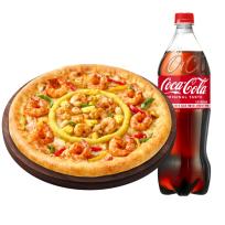 [피자헛] 피자헛 더블 쉬림프 크런치 치즈크러스트L + 콜라 1.25L