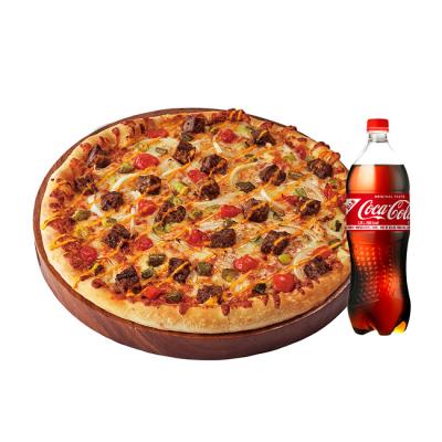 도미노피자 (오리지널)그릴드 패티 치즈 버거 L + 콜라 1.25L